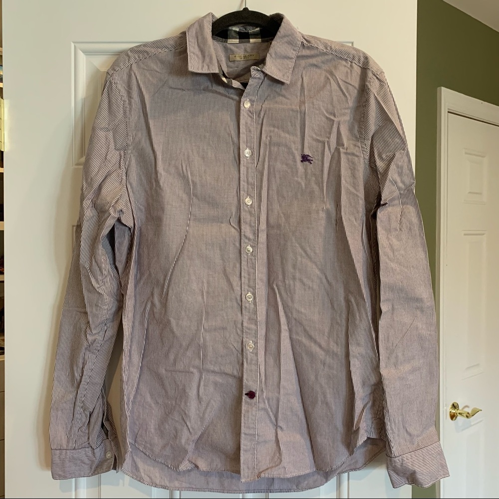 Authentic Burberry Brit Men’s casual bottom down shirt